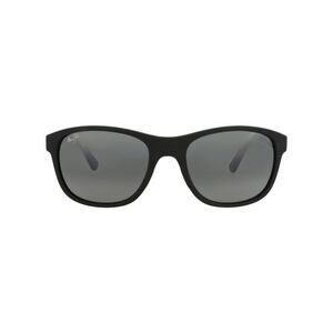 Maui Jim Round-Frame Injected Sunglasses Black Unisex-Adult
